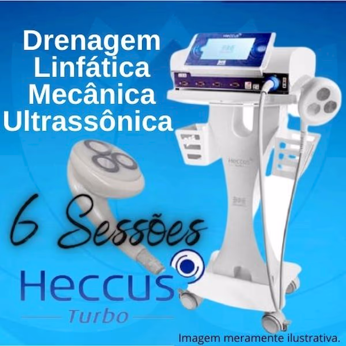 Drenagem mecânica para estética no Shopping Nova América - 6 sessões